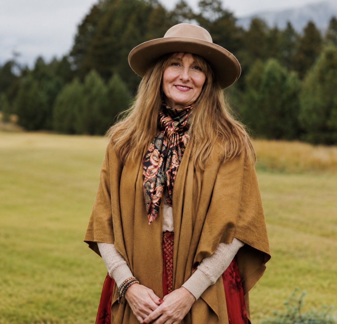 Jaelene Johnson standing in a Montana field